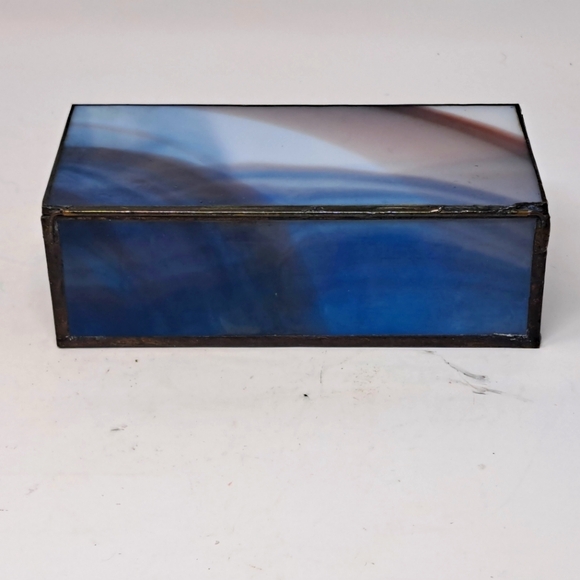 Stained Glass Jewlery Box/Trinket Box - Picture 4 of 7